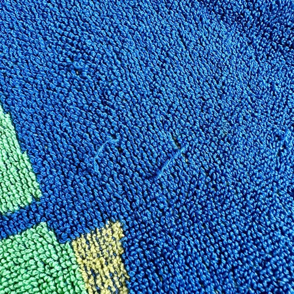 Walt Disney World VTG Rainbow Cinderella Castle Beach Towel 100% Cotton Belgium